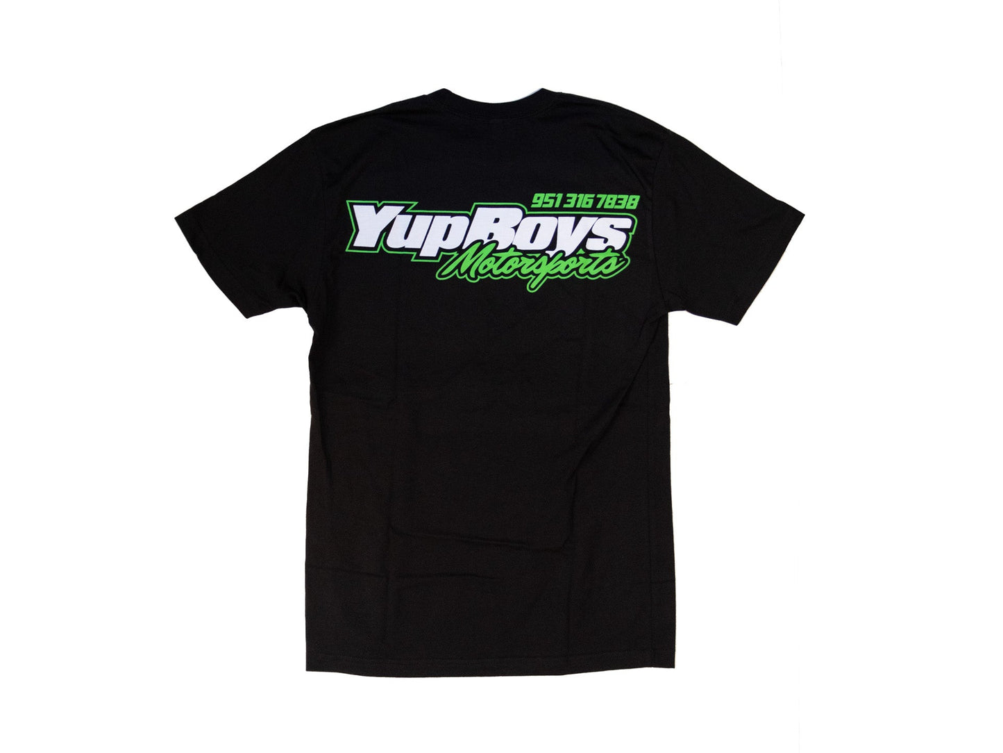 K1004 - Kids YBM White/Green Tee