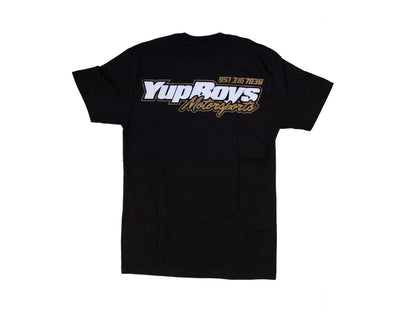 K1007 - YBM Kids White/Gold Tee