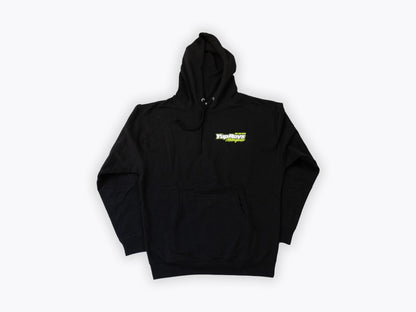 H1001 - YBM White/High Viz Hoodie