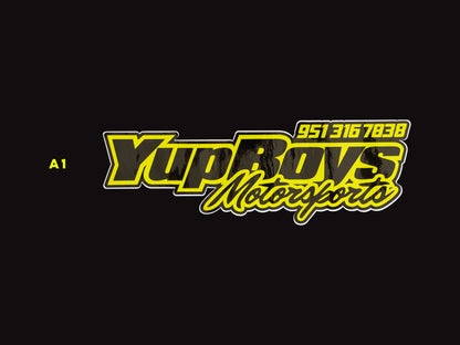 16" Yup Boys Motorsports Sticker