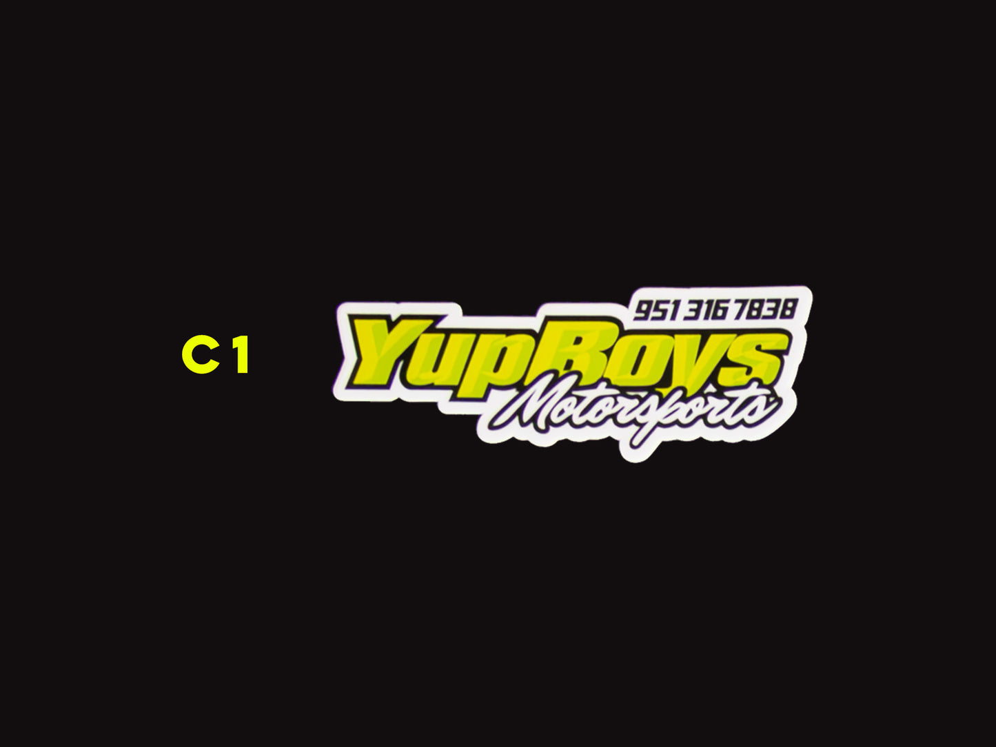 6" Yup Boys Motorsports Sticker