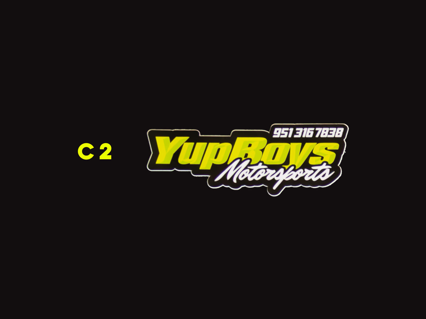 6" Yup Boys Motorsports Sticker