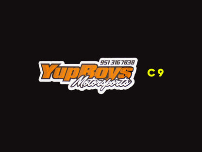 6" Yup Boys Motorsports Sticker