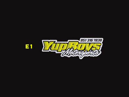 10" Yup Boys Motorsports Sticker