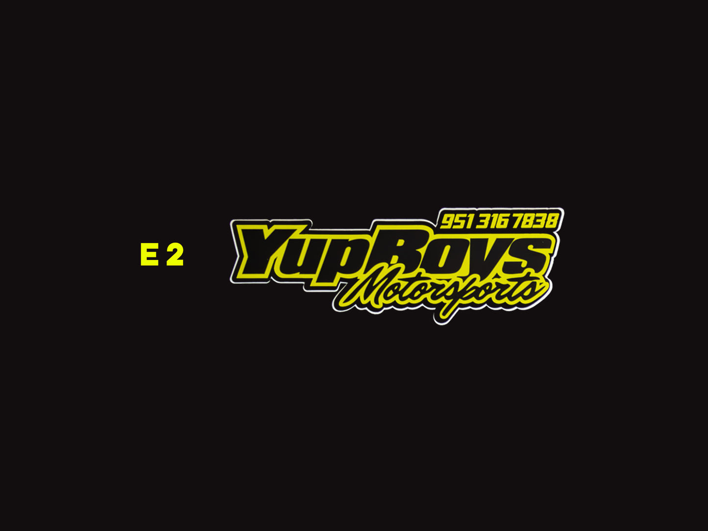 10" Yup Boys Motorsports Sticker