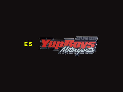 10" Yup Boys Motorsports Sticker