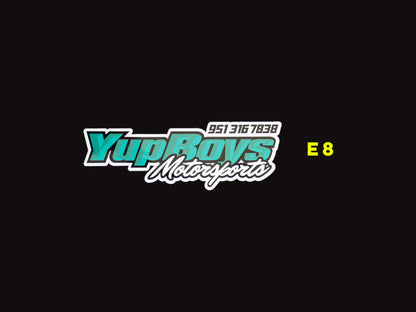 10" Yup Boys Motorsports Sticker